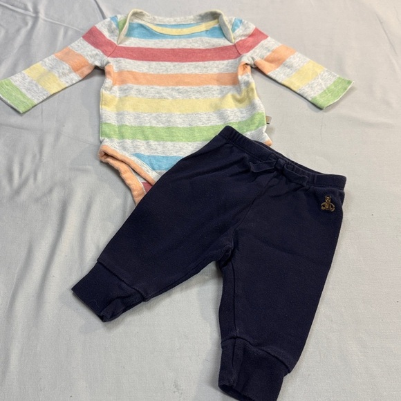 GAP - Multicolor Striped Baby 2-piece set - Picture 1 of 5